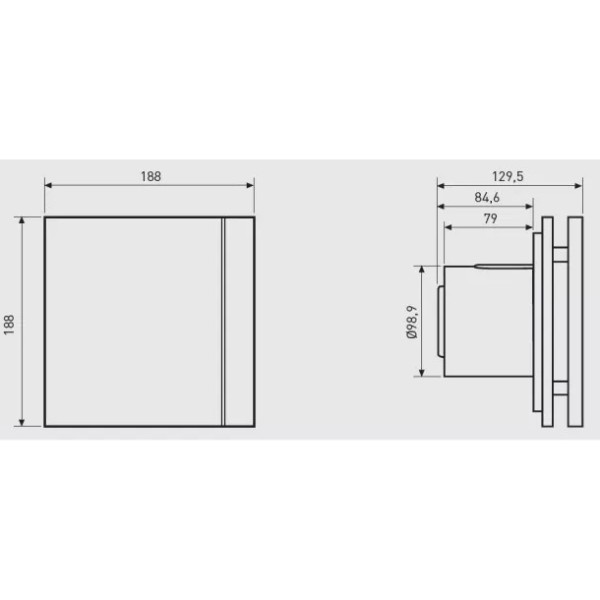 Фото - Витяжний вентилятор Soler&Palau SILENT-100 CZ DESIGN-3C