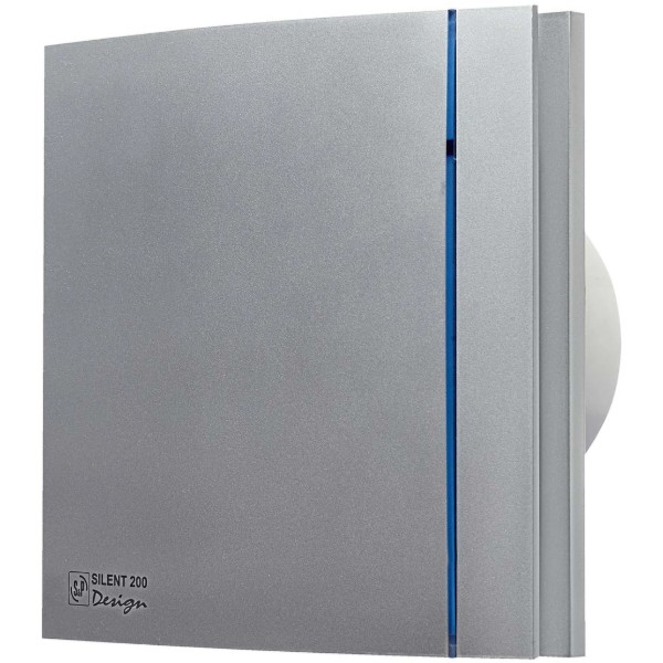 Фото - Витяжний вентилятор Soler&Palau SILENT-100 CZ SILVER DESIGN- 3C (230V 50)