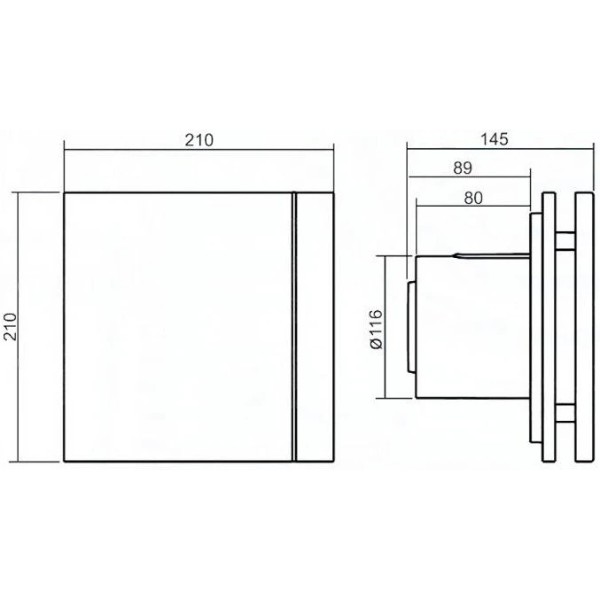 Фото - Вытяжной вентилятор Soler&Palau SILENT-200 CRZ SILVER DESIGN-3C