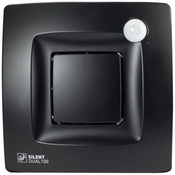 Фото - Вытяжной вентилятор Soler&Palau SILENT DUAL 100 MATT BLACK (220-240V 50HZ)