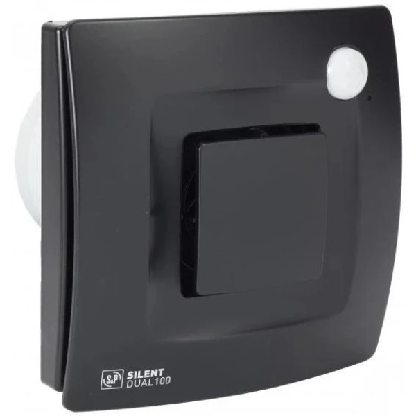 Фото - Вытяжной вентилятор Soler&Palau SILENT DUAL 100 MATT BLACK (220-240V 50HZ)