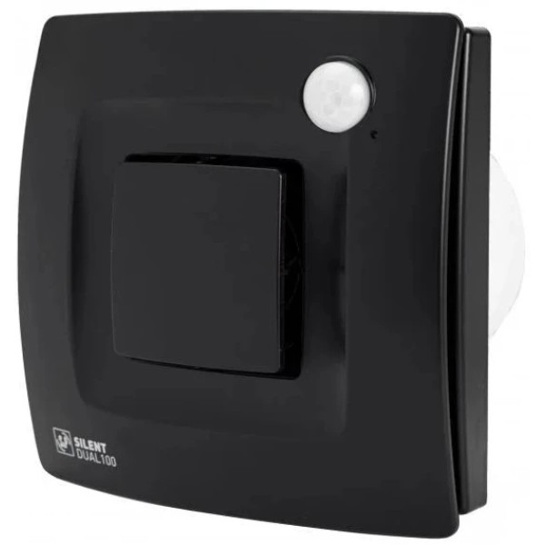 Фото - Вытяжной вентилятор Soler&Palau SILENT DUAL 100 MATT BLACK (220-240V 50HZ)