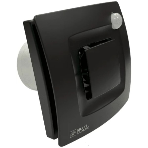 Фото - Вытяжной вентилятор Soler&Palau SILENT DUAL 100 MATT BLACK (220-240V 50HZ)