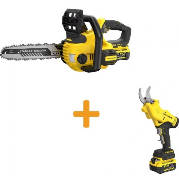 Фото - Цепная пила аккумуляторная Stanley SFMCCS630M1+SFMCPP32M1