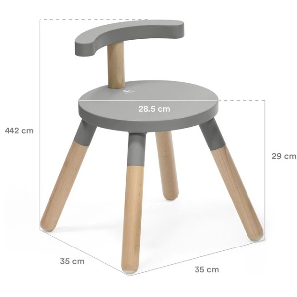 Фото - Стульчик детский Stokke MuTable V2 Storm Grey (627102)