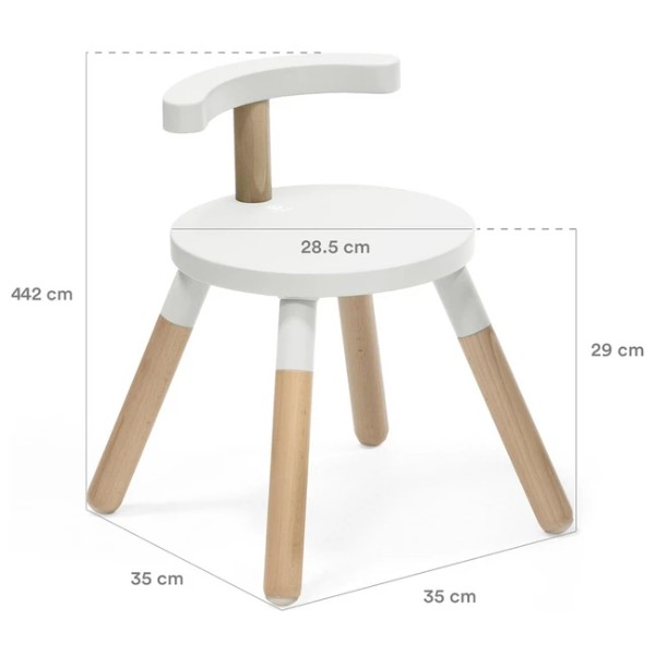 Фото - Стульчик детский Stokke MuTable V2 White (627101)