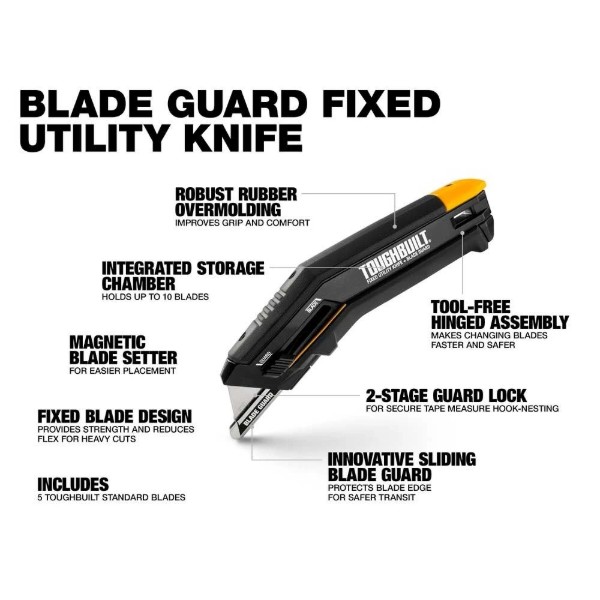 Фото - Нож строительный TOUGHBUILT TB-H4-11-G