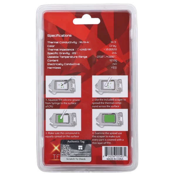 Фото - Термопаста Thermalright TFX Extreme 12.8g