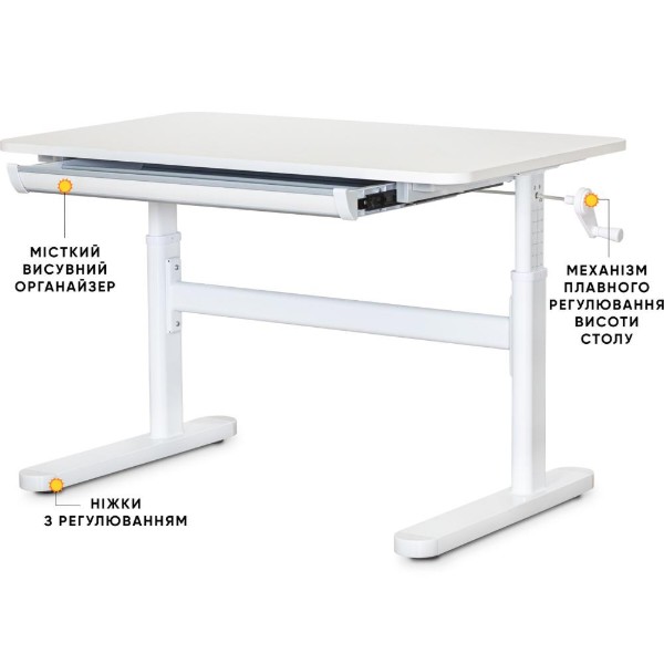 Фото - Парта шкільна Evo-kids TH-210 W Lite