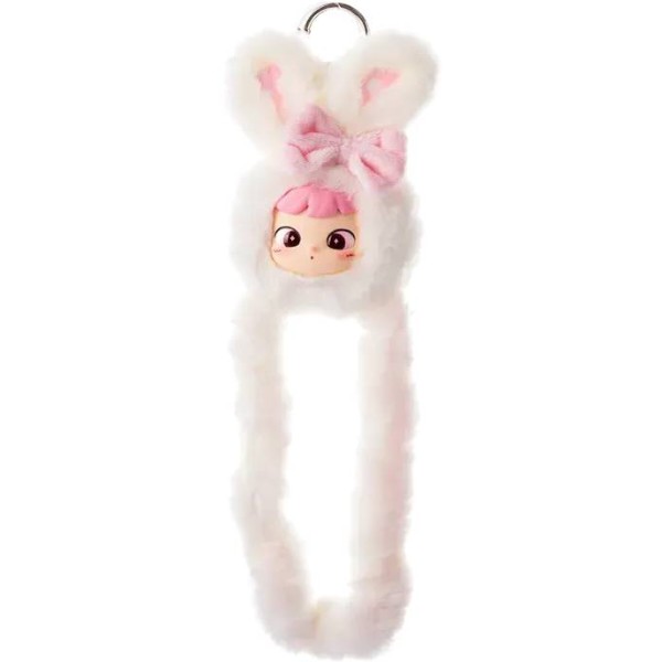 Фото - Коллекционная мягкая игрушка Tangle Cimmy Fluffy Bunny Snowy (HWTANGLE01S01-WC02)