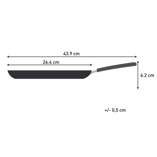 Фото - Уценка - Сковорода для блинов Tefal G0163802 Halo Eucalyptus 25 см