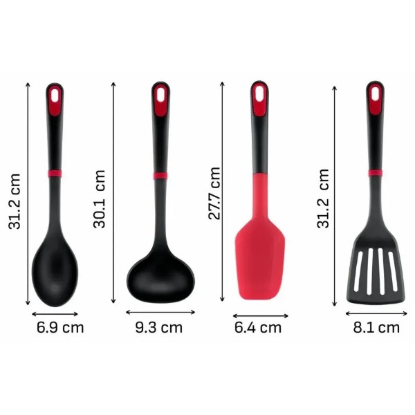 Фото - Поварской набор принадлежностей Tefal K198S434 Ingenio+ 4 пр.
