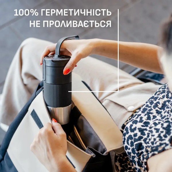 Фото - Термокружка Tefal N2190110 BeYou Flip Lid 0,36 л чёрная