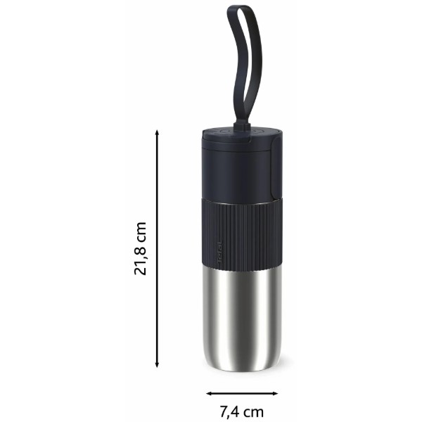 Фото - Термокружка Tefal N2190710 BeYou Flip Lid 0,5 л чёрная