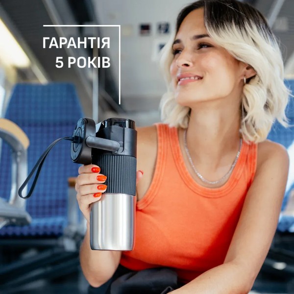 Фото - Термокружка Tefal N2190710 BeYou Flip Lid 0,5 л чёрная