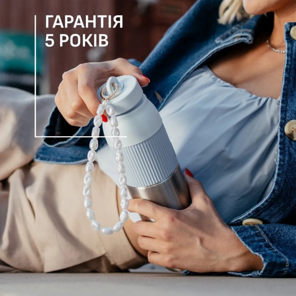 Фото - Термопляшка Tefal N2193410 BeYou Twist Screw Lid 0,7 л блакитна