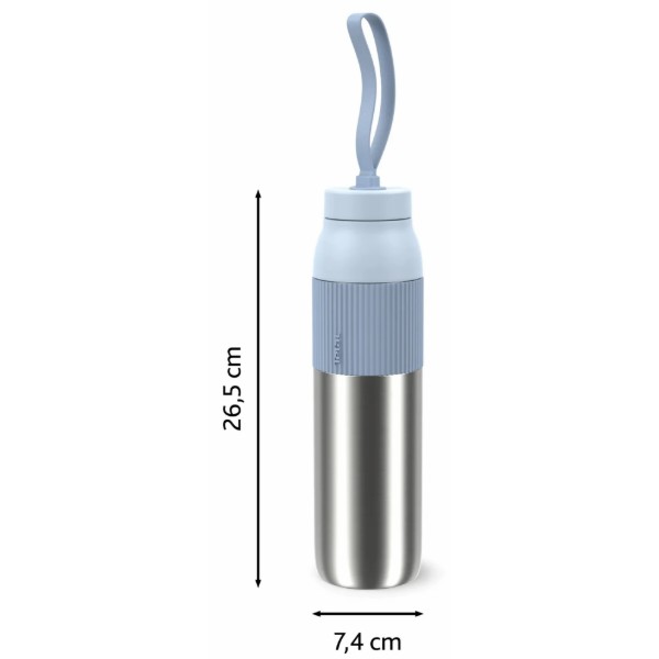 Фото - Термопляшка Tefal N2193410 BeYou Twist Screw Lid 0,7 л блакитна