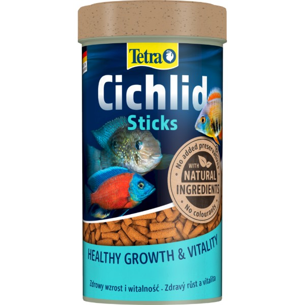 Фото - Корм для рыб Tetra Cichlid Sticks для цихлид палочки 250 мл 75 г (4004218816299)