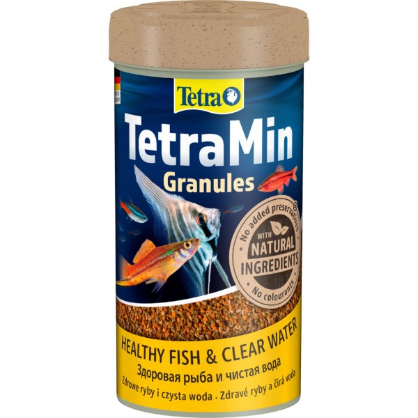 Фото - Корм для риб Tetra Min Granules для акваріумних гранули 100 г 250 мл (4004218128781)
