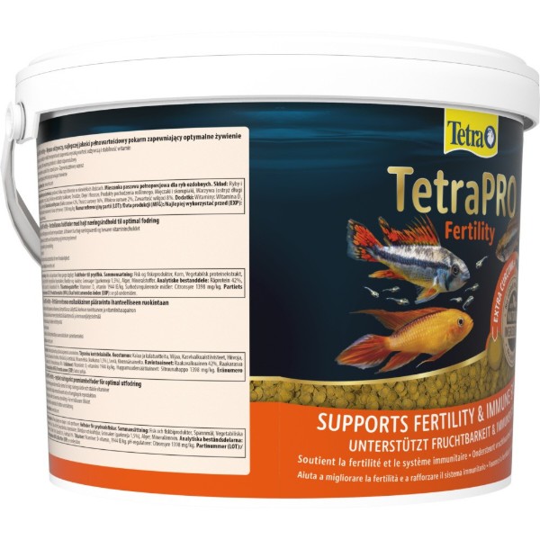 Фото - Корм для риб Tetra PRO Fertility для імунітету та репродуктивної функції 10 л (4004218329744)