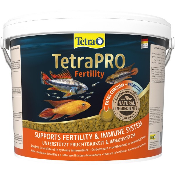 Фото - Корм для риб Tetra PRO Fertility для імунітету та репродуктивної функції 10 л (4004218329744)