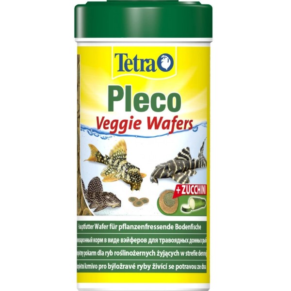 Фото - Корм для риб Tetra Pleco Veggie Wafers для травоїдних донних пластинки 250 мл (4004218151239) Фото - Корм для риб Tetra Pleco Veggie Wafers для травоїдних донних пластинки 250 мл (4004218151239)