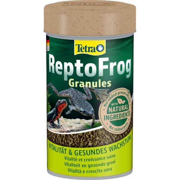 Фото - Корм для рептилій Tetra ReptoFrog для жаб та тритонів 100 мл (4004218812628)