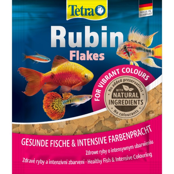 Фото - Корм для риб Tetra Rubin Flakes для забарвлення в пластивцях 12 г (4004218766396)
