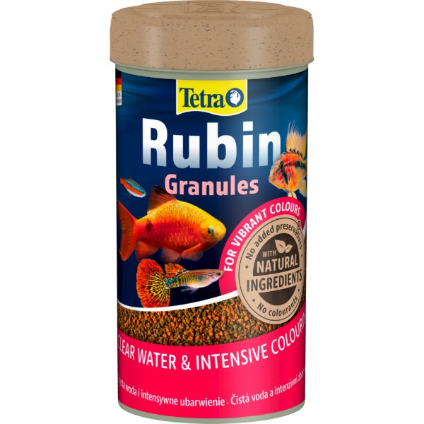 Фото - Корм для рыб Tetra Rubin Granules для яркости окраски гранулы 100 г 250 мл (4004218132054) Фото - Корм для рыб Tetra Rubin Granules для яркости окраски гранулы 100 г 250 мл (4004218132054)