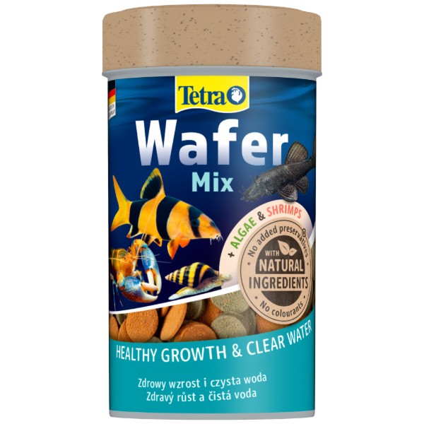 Фото - Корм для рыб Tetra Wafer Mix для аквариумных донных таблеток 48 г 100 мл (4004218812215)