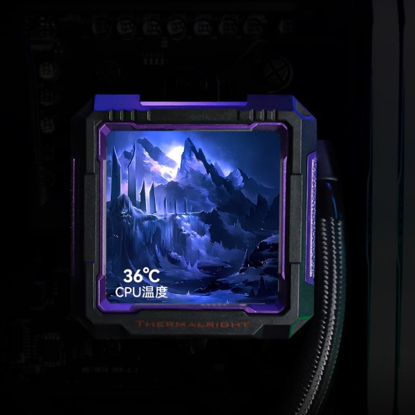 Фото - Водяная система охлаждения Thermalright Frozen Warframe Pro 360 ARGB Black