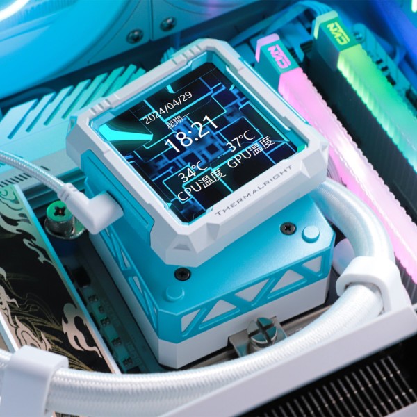 Фото - Водяна система охолодження Thermalright Frozen Warframe Pro 360 ARGB White