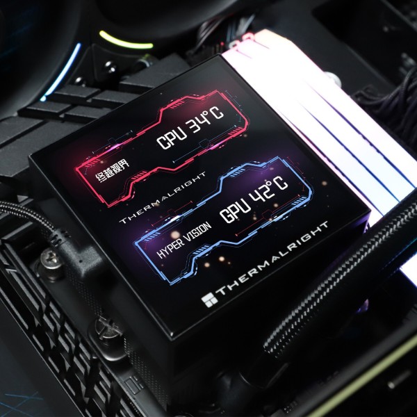 Фото - Водяная система охлаждения Thermalright Hyper Vision 360 ARGB Black