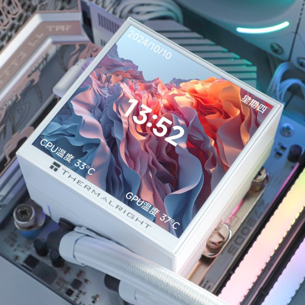 Фото - Водяная система охлаждения Thermalright Hyper Vision 360 ARGB White