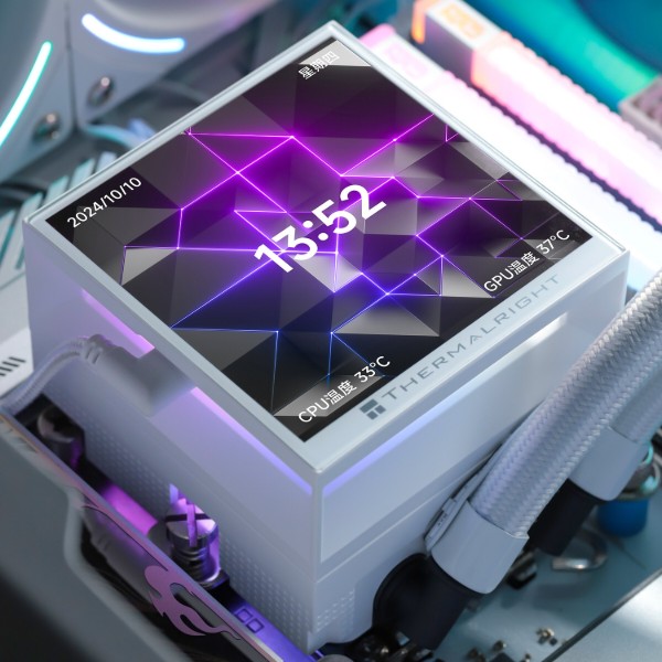 Фото - Водяная система охлаждения Thermalright Hyper Vision 360 ARGB White