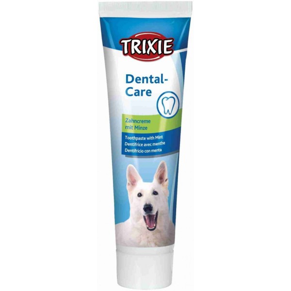 Фото - Зубная паста для кошек и собак Trixie с мятой 100 г (4011905025575)