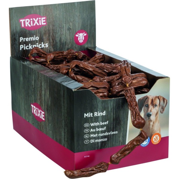 Фото - Ласощі для собак Trixie Premio Picknicks Сосиски з яловичиною 8 г 200 шт. (4011905274812) Фото - Ласощі для собак Trixie Premio Picknicks Сосиски з яловичиною 8 г 200 шт. (4011905274812)