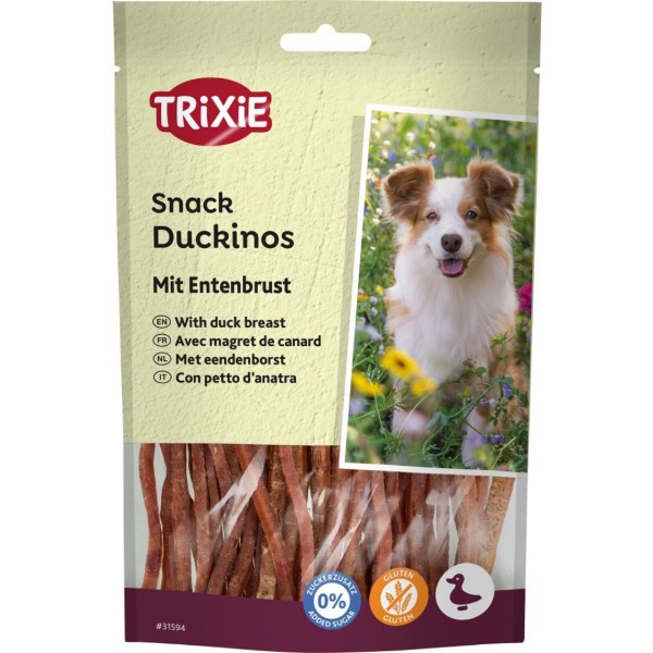 Фото - Ласощі для собак Trixie Duckinos with Duck Breast з качкою 80 г (4011905315942) Фото - Ласощі для собак Trixie Duckinos with Duck Breast з качкою 80 г (4011905315942)