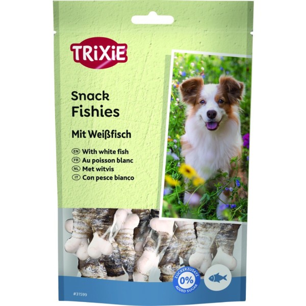Фото - Ласощі для собак Trixie Fishies with Whitefish з білою рибою 100 г (4011905315997)