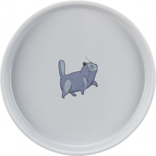 Фото - Миска для животных Trixie для кошек плоская и широкая 23 см 600 мл (4047974248027)
