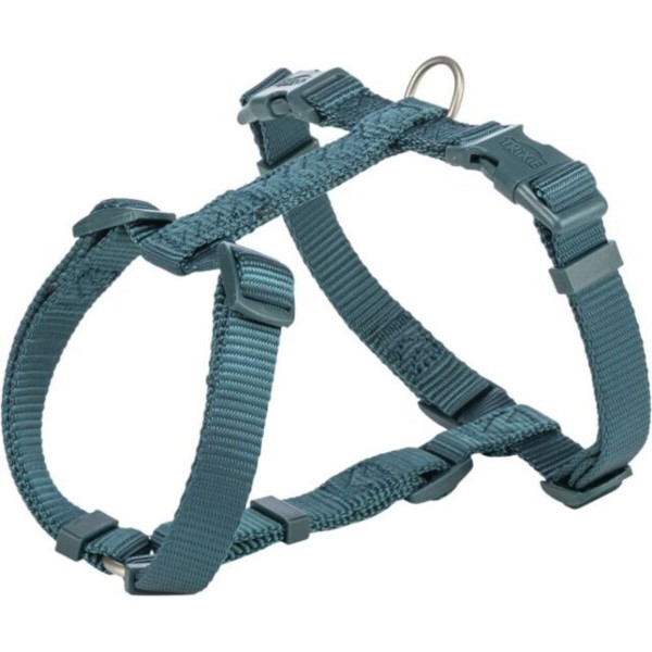 Фото - Шлея для собак Trixie Premium H-harness темний синьо-зелений XXS–XS 20–32 см 10 мм (4053032672925)