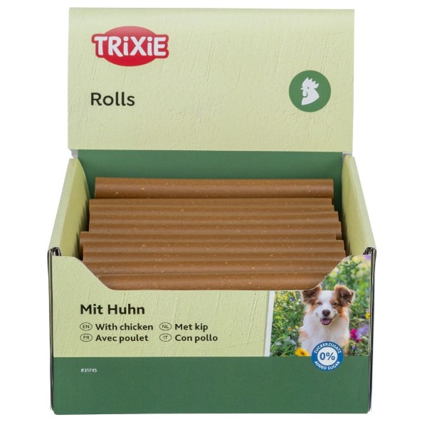 Фото - Ласощі для собак Trixie Chewing stick, poultry жувальні з куркою 65 г (4011905317458)
