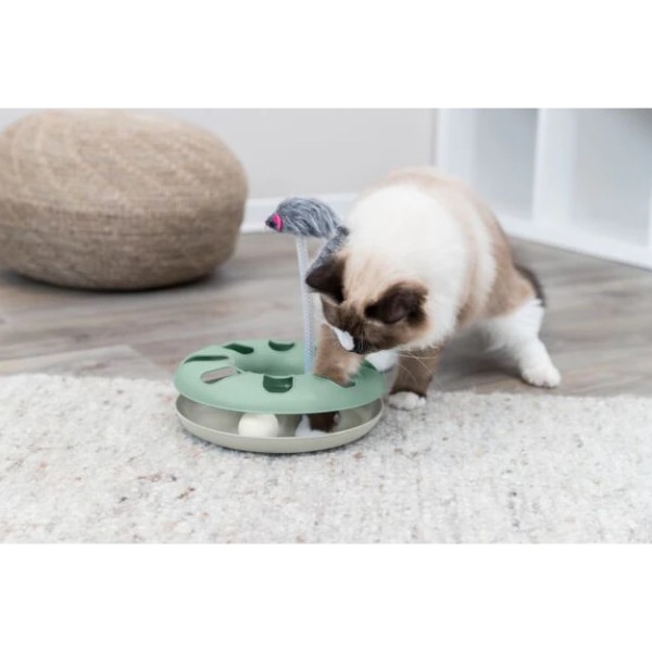 Фото - Трек для котів Trixie Crazy Circle з мишкою 24х29 см (4011905041353)