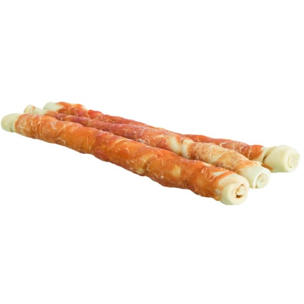 Фото - Ласощі для собак Trixie Denta Fun Chewing Rolls для чищення зубів з куркою 250 г 3 шт. (4011905313269)
