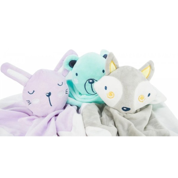 Фото - М'яка іграшка для собак Trixie Junior Snuggler для цуценят Тваринки для обіймів 20х20 см в асортименті (4047974361788)