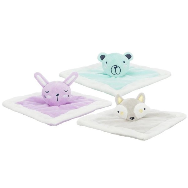 Фото - М'яка іграшка для собак Trixie Junior Snuggler для цуценят Тваринки для обіймів 20х20 см в асортименті (4047974361788)