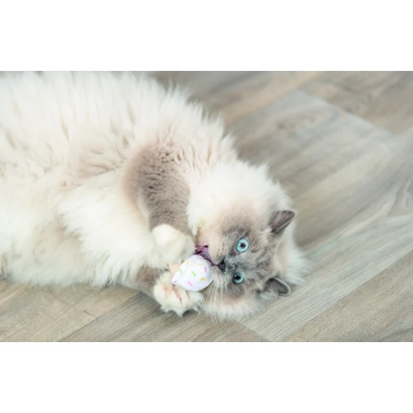 Фото - М'яка іграшка для котів Trixie Морозиво і тістечко з котячою м'ятою 7 см в асортименті (4011905455525)