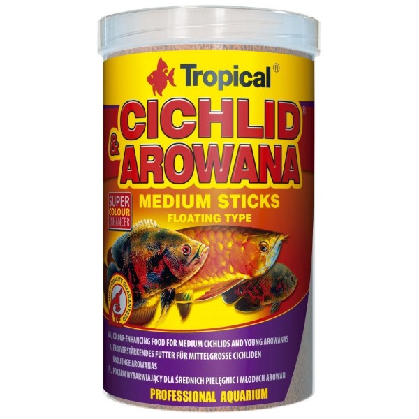 Фото - Корм для риб Tropical Cichlid Arowana Medium Sticks для м'ясоїдних цихлід палички 360г (5900469635261) Фото - Корм для риб Tropical Cichlid Arowana Medium Sticks для м'ясоїдних цихлід палички 360г (5900469635261)