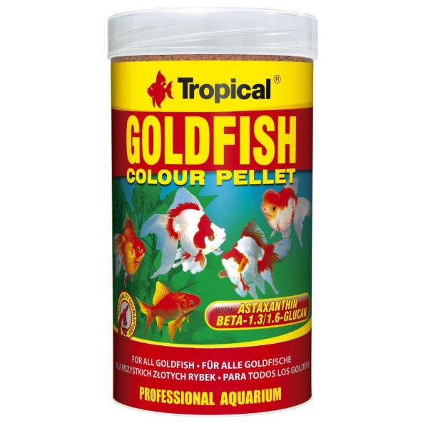 Фото - Корм для рыб Tropical Goldfish Color Pellet гранулы для золотых 90 г (5900469604748) Фото - Корм для рыб Tropical Goldfish Color Pellet гранулы для золотых 90 г (5900469604748)