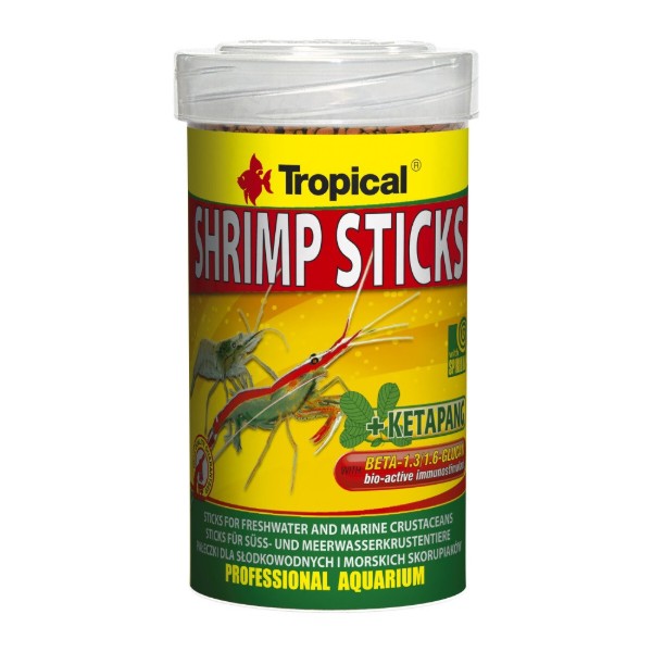 Фото - Корм для креветок и раков в палочках Tropical Shrimp Sticks 55 г (5900469633632)